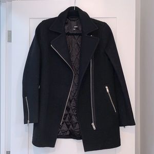 Aritzia • Wilfred Free Black Pea Coat